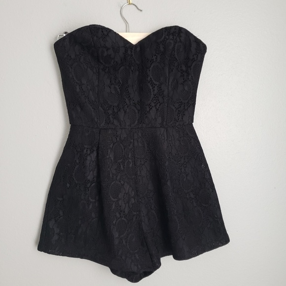 Astr Pants - ASTR | Lace Romper- S